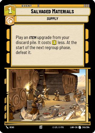Salvaged Materials (245/264) - A Lawless Time