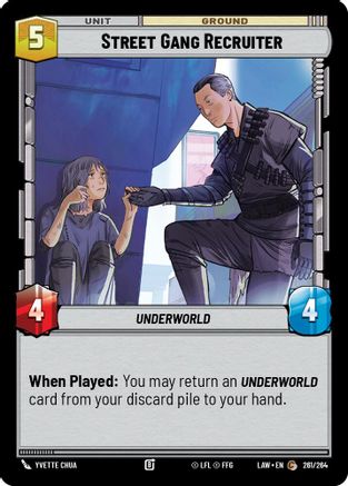 Street Gang Recruiter (261/264) - A Lawless Time