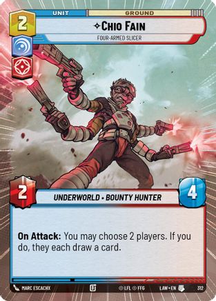 Chio Fain - Four-Armed Slicer (Hyperspace) (312) - A Lawless Time