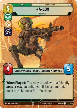 4-LOM - Devious (Hyperspace) (329) - A Lawless Time