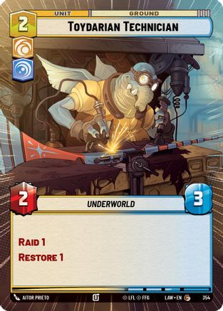 Toydarian Technician (Hyperspace) (354) - A Lawless Time