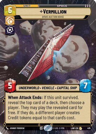 Vermillion - Qi'Ra's Auction House (Hyperspace) (479) - A Lawless Time