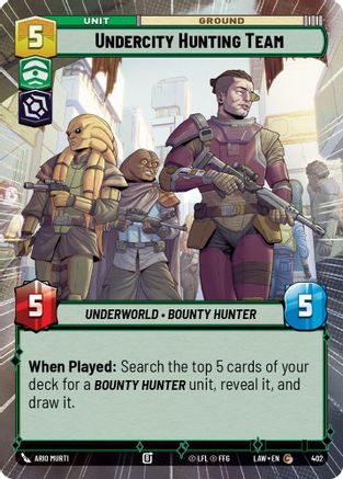 Undercity Hunting Team (Hyperspace) (402) - A Lawless Time