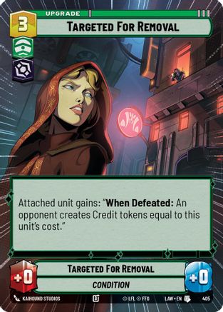 Targeted for Removal (Hyperspace) (405) - A Lawless Time