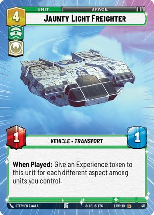 Jaunty Light Frieghter (Hyperspace) (411) - A Lawless Time