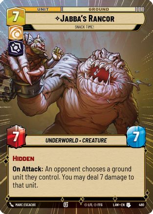 Jabba's Rancor - Snack Time! (Hyperspace) (480) - A Lawless Time