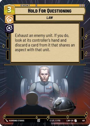 Hold for Questioning (Hyperspace) (481) - A Lawless Time