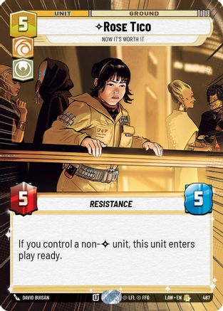 Rose Tico - Now It's Worth It (Hyperspace) (487) - A Lawless Time