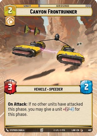 Canyon Frontrunner (Hyperspace) (492) - A Lawless Time