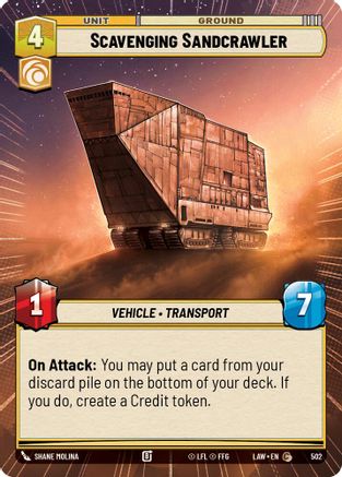 Scavenging Sandcrawler (Hyperspace) (502) - A Lawless Time