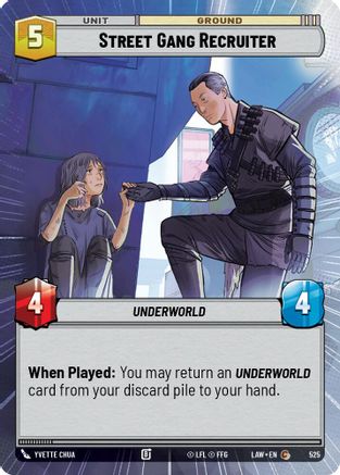 Street Gang Recruiter (Hyperspace) (525) - A Lawless Time