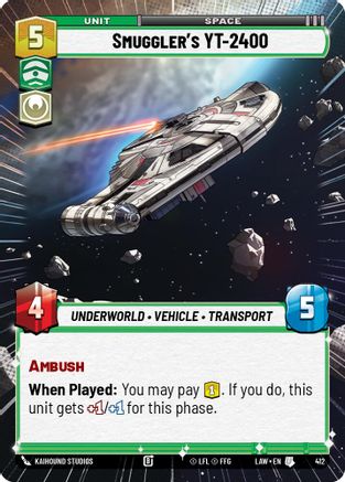 Smuggler's YT-2400 (Hyperspace) (412) - A Lawless Time
