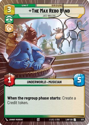 The Max Rebo Band - Jatz-Wailers (Hyperspace Foil) (573) - A Lawless Time Foil