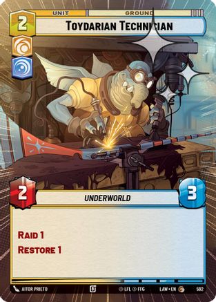 Toydarian Technician (Hyperspace Foil) (592) - A Lawless Time Foil