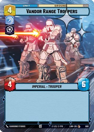 Vandor Range Troopers (Hyperspace Foil) (600) - A Lawless Time Foil