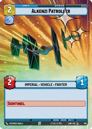 Alkenzi Patroller (Hyperspace Foil) (616) - A Lawless Time Foil