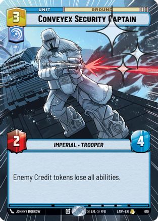 Conveyex Security Captain (Hyperspace Foil) (619) - A Lawless Time Foil