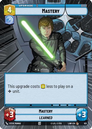 Mastery (Hyperspace Foil) (631) - A Lawless Time Foil