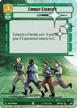 Combat Exercise (Hyperspace Foil) (667) - A Lawless Time Foil