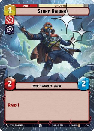 Storm Raider (Hyperspace Foil) (674) - A Lawless Time Foil
