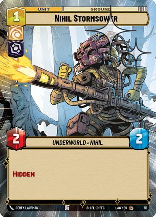 Nihil Stormsower (Hyperspace Foil) (711) - A Lawless Time Foil
