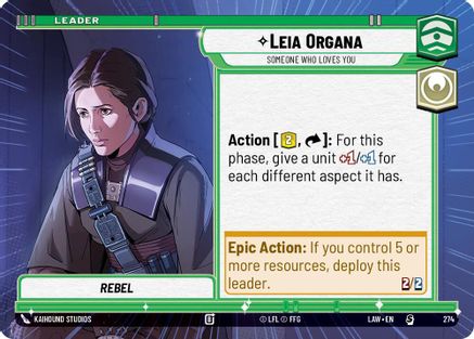 Leia Organa - Someone Who Loves You (Hyperspace) (274) - A Lawless Time