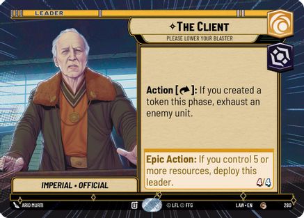 The Client - Please Lower Your Blaster (Hyperspace) (280) - A Lawless Time