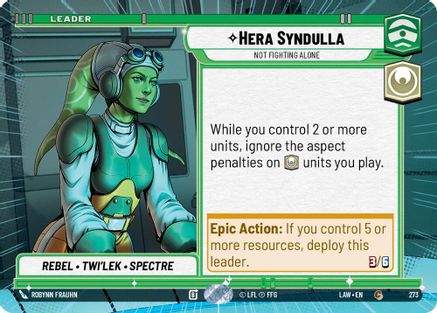 Hera Syndulla - Not Fighting Alone (Hyperspace) (273) - A Lawless Time