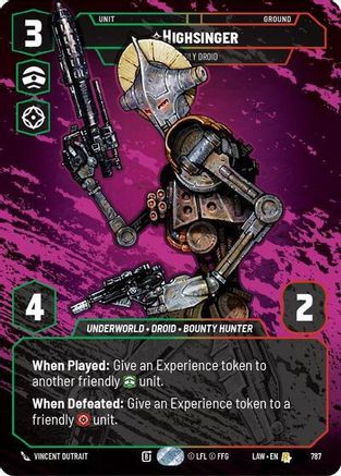 Highsinger - Deadly Droid (Prestige) (787) - A Lawless Time