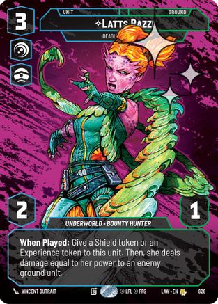 Latts Razzi - Deadly Whipmaster (Prestige Foil) (828) - A Lawless Time Foil
