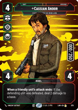 Cassian Andor - Everything for the Rebellion (Serialized) (879) - A Lawless Time Foil