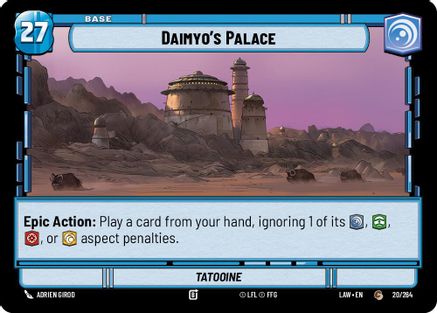 Daimyo's Palace // Experience (20 // T02) - A Lawless Time