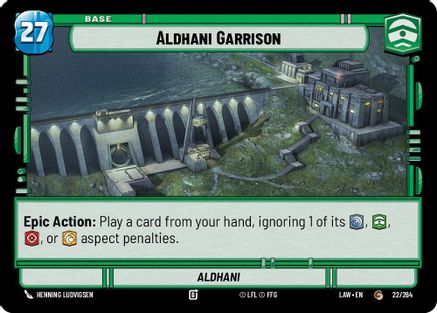 Aldhani Garrison // Experience (22 // T02) - A Lawless Time