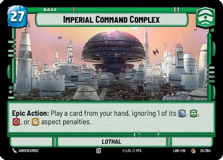 Imperial Command Complex // Experience (24 // T02) - A Lawless Time