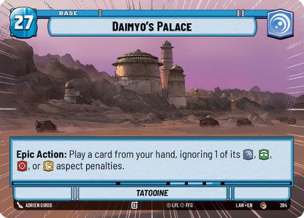 Daimyo's Palace // Shield (Hyperspace) (284 // T06) - A Lawless Time