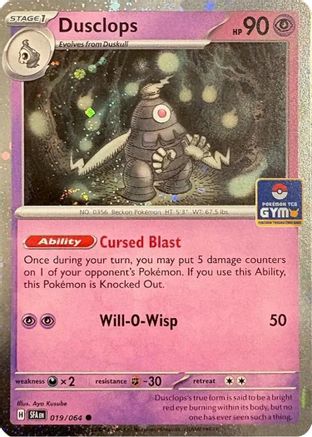 Dusclops (Southeast Asia Exclusive) (019) - Holofoil League & Championship Cards - Common