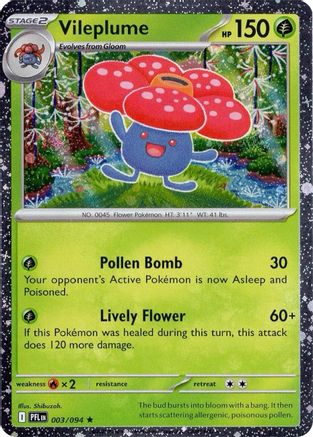 Vileplume (Cosmos Holo) (003/null) - Holofoil Miscellaneous Cards & Products - Rare