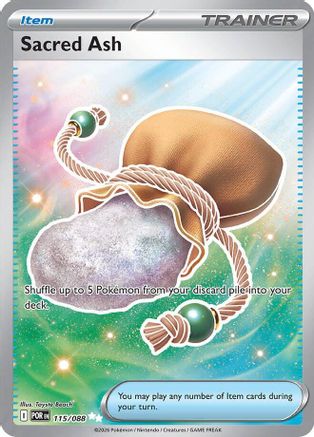 Sacred Ash (115) - Holofoil ME03 Perfect Order - Ultra Rare