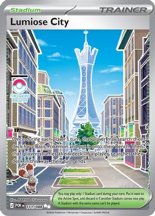 Lumiose City (111/088) - Holofoil ME03 Perfect Order - Ultra Rare