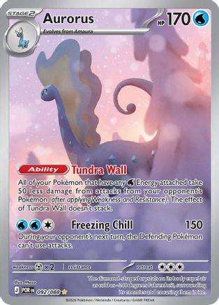 Aurorus (092/088) - Holofoil ME03 Perfect Order - Shiny Rare