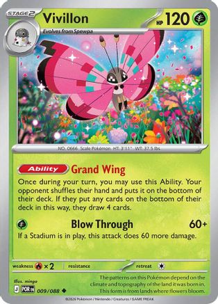Vivillon (009) ME03 Perfect Order - Uncommon