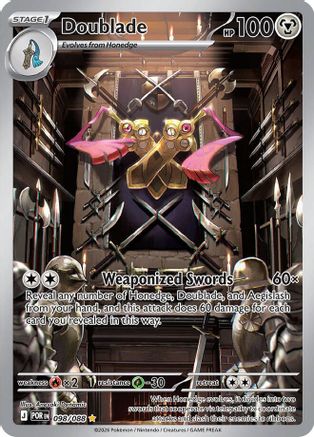 Doublade (098/088) - Holofoil ME03 Perfect Order - Shiny Rare