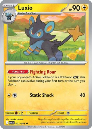 Luxio (027) ME03 Perfect Order - Uncommon