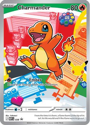 Charmander (038) - Holofoil ME Mega Evolution Promo - Promo