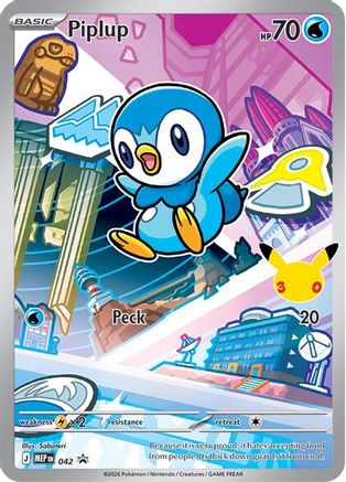 Piplup (042) - Holofoil ME Mega Evolution Promo - Promo