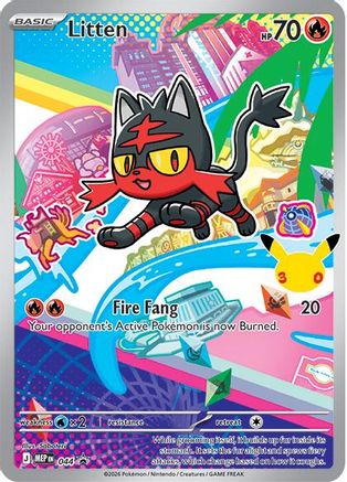 Litten (044) - Holofoil ME Mega Evolution Promo - Promo