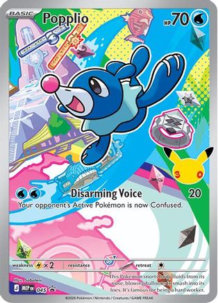 Popplio (045) - Holofoil ME Mega Evolution Promo - Promo