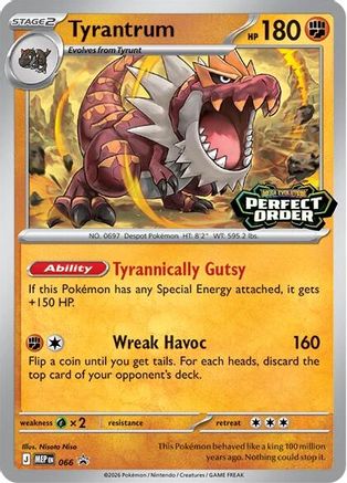Tyrantrum (066/null) - Holofoil ME Mega Evolution Promo - Promo