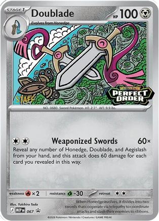 Doublade [Staff] (067/null) - Holofoil ME Mega Evolution Promo - Promo