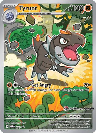 Tyrunt (Pokemon Center Exclusive) (070/null) - Holofoil ME Mega Evolution Promo - Promo